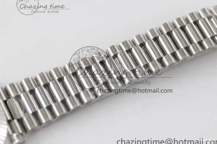 Edition Best 1:1 Dial Steel A2836 Date 40mm Green SS TWF on Roman Day Bracelet 904L SS 0130